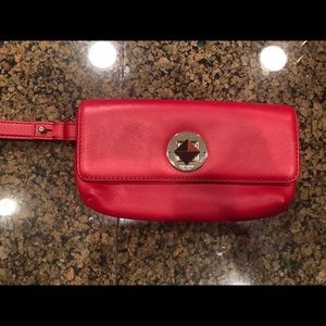 kate spade wristlet - red EUC